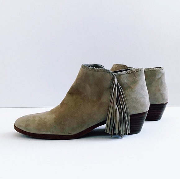 SAM EDELMAN Paige Fringe Ankle Booties - Picture 7 of 10